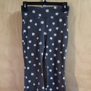 SO Kids Leggings with Daisy Print - Gray